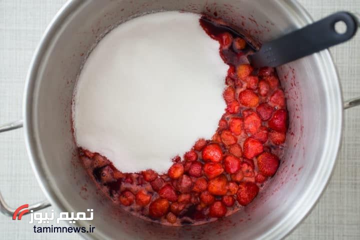 تهیه مربای توت فرنگی و ترفندهای آن