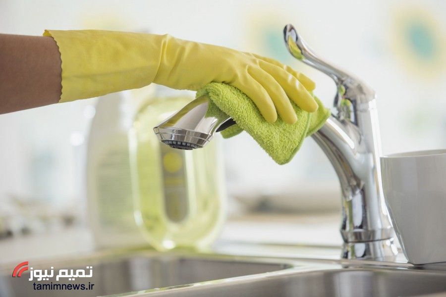 تمیز کردن شیرآلات