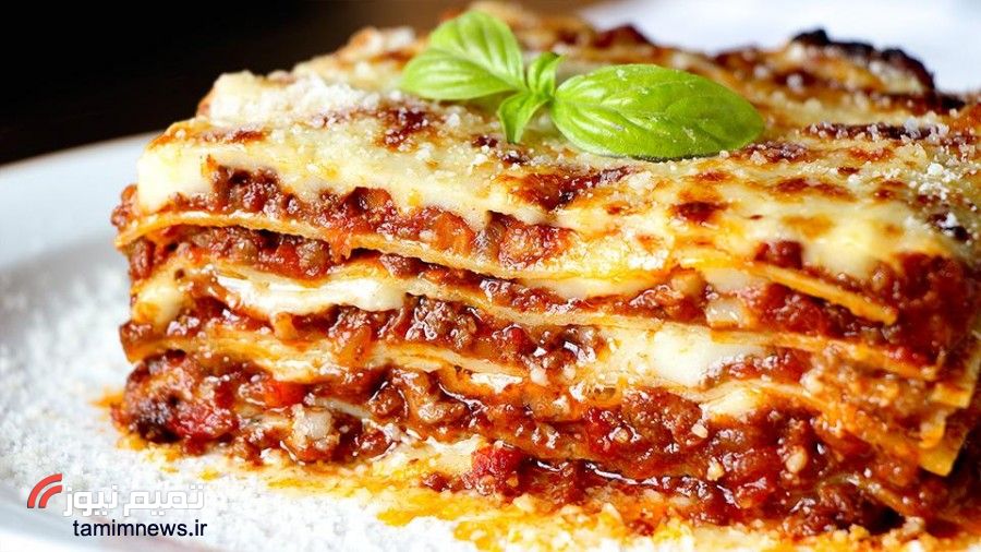 طرز تهیه لازانیا