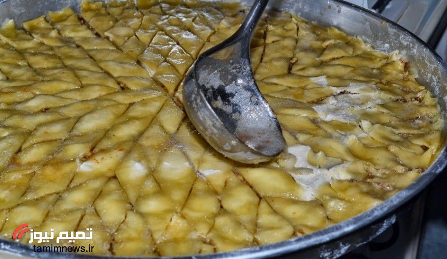 طرز تهیه باقلوا ترکی